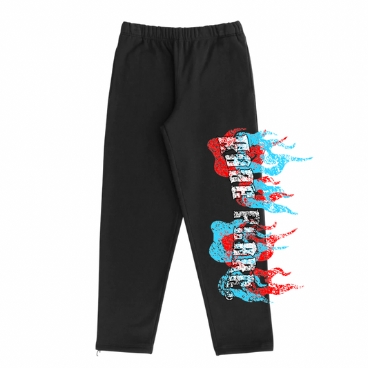 Kaze Flare Fusion Flames Sweatpants