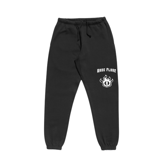 Kaze Flare Classic Logo Black Sweatpants