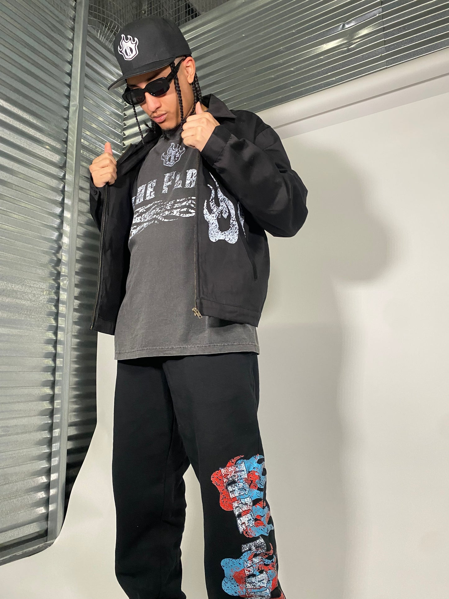 Kaze Flare Fusion Flames Sweatpants